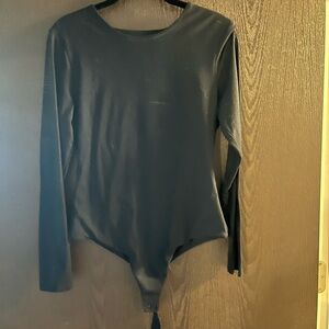 nuuds Black Long Sleeve Bodysuit